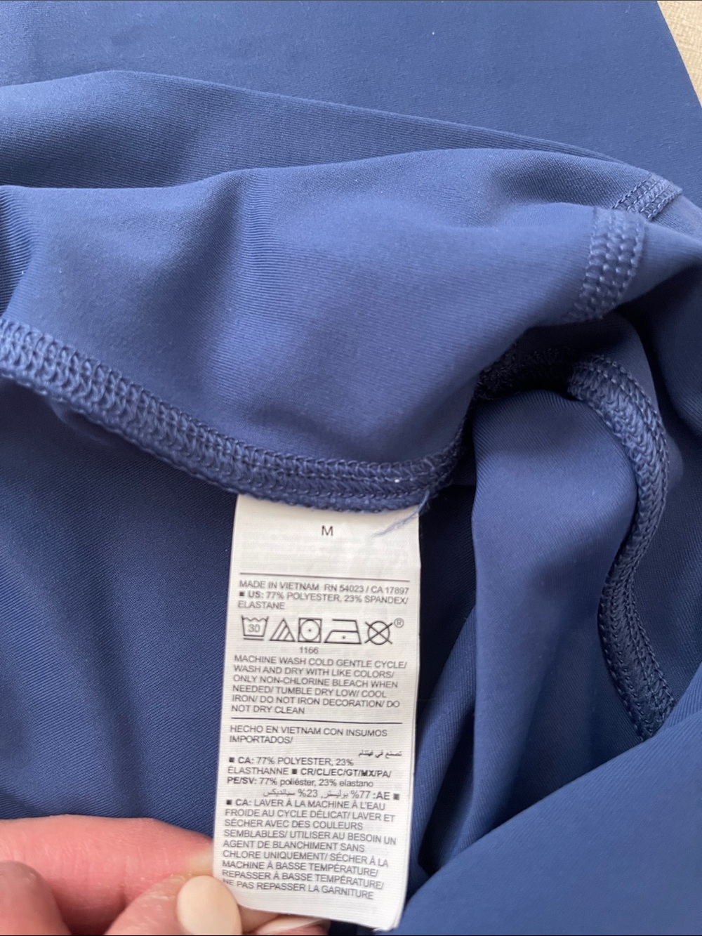 Old Navy Blue Active Leggings - Picture 4 of 4